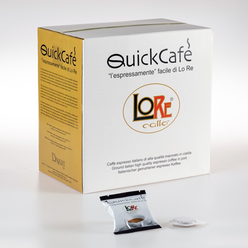 Café "LORE CAFFE" (QuickCafé) -  carton 150 dosettes