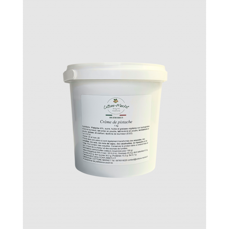 Crème de pistache sucrée - 1kg